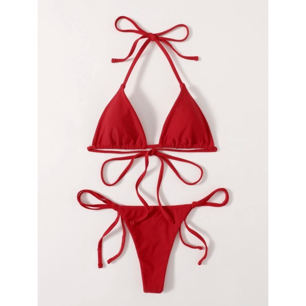 Red bikini